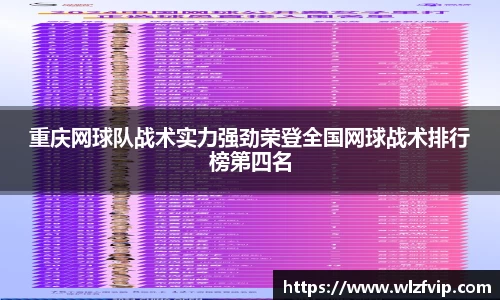 重庆网球队战术实力强劲荣登全国网球战术排行榜第四名